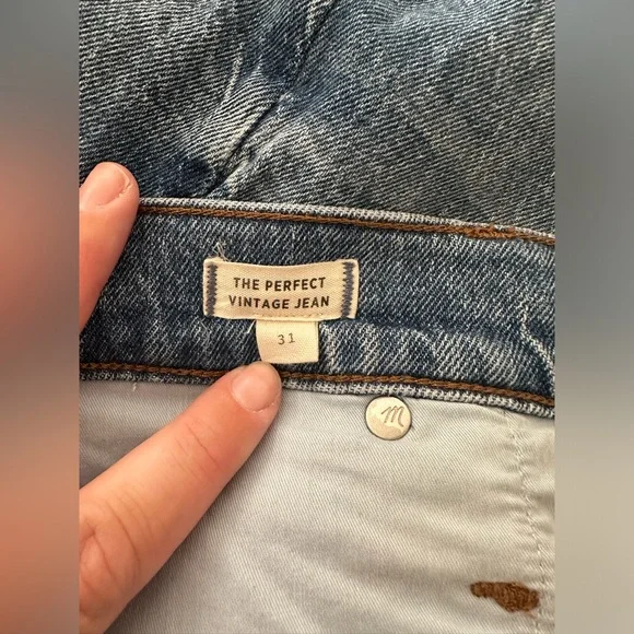 Madewell The Perfect Vintage Jean, size 31 - Picture 4 of 5